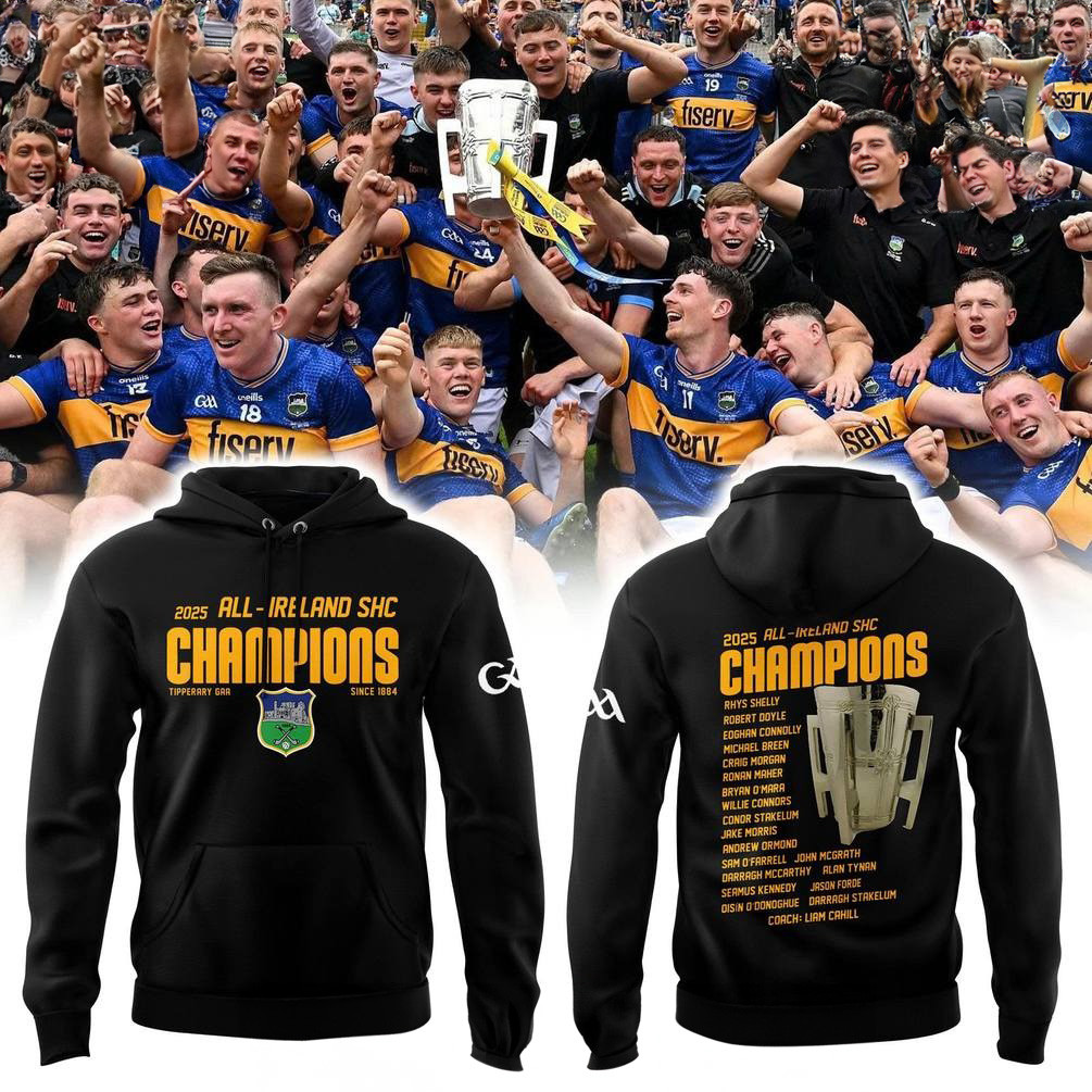 Tipperary GAA All Ireland SHC Champions 2025 Special Hoodie Useful Gifts For Husband