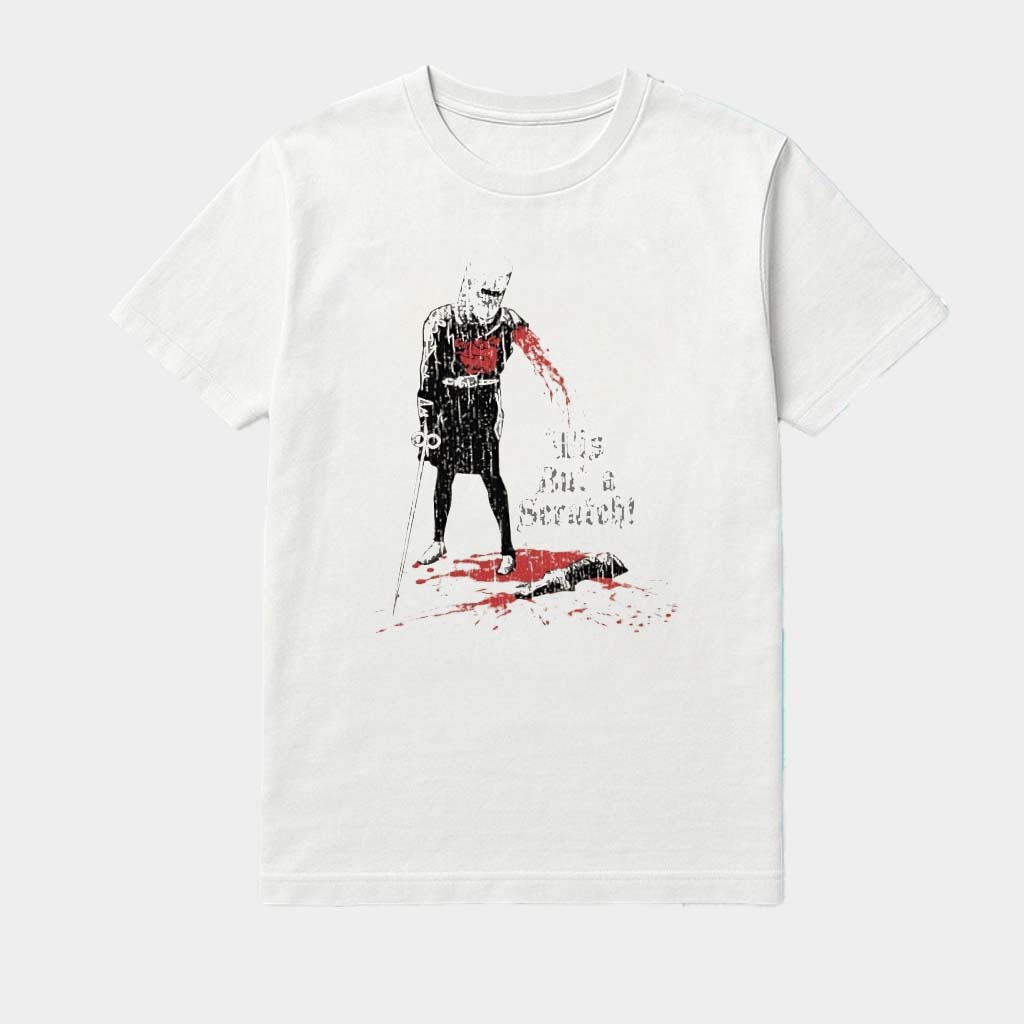 Tis But A Scratch Knight T-Shirt Birthday Present For Son