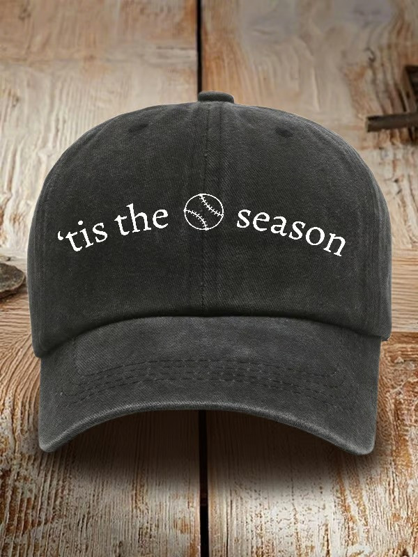 Tis The Baseball Season Baseball Hat Game Day Cap Fan Gear Baseball Mom Hat Best Gift For Baseball Fans