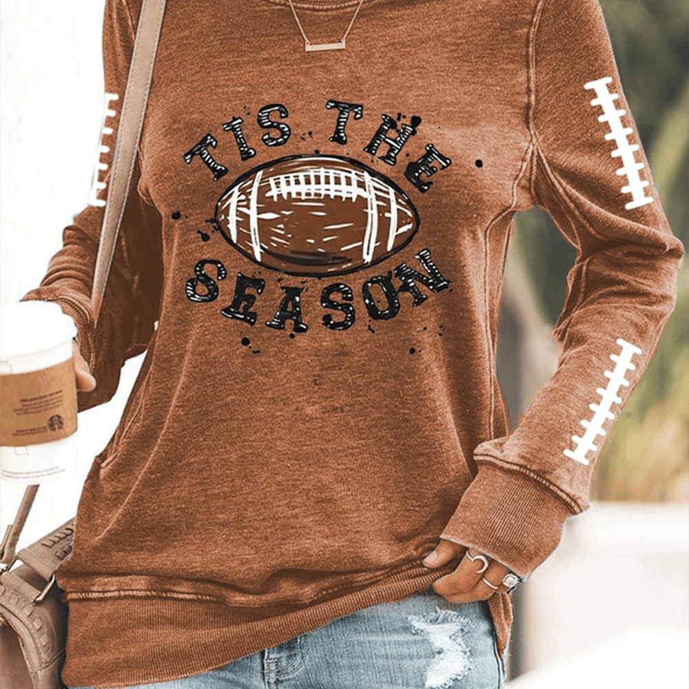 Tis The Season Football Sweatshirt Football Fan Game Day Sweatshirt Great Gift For Wife