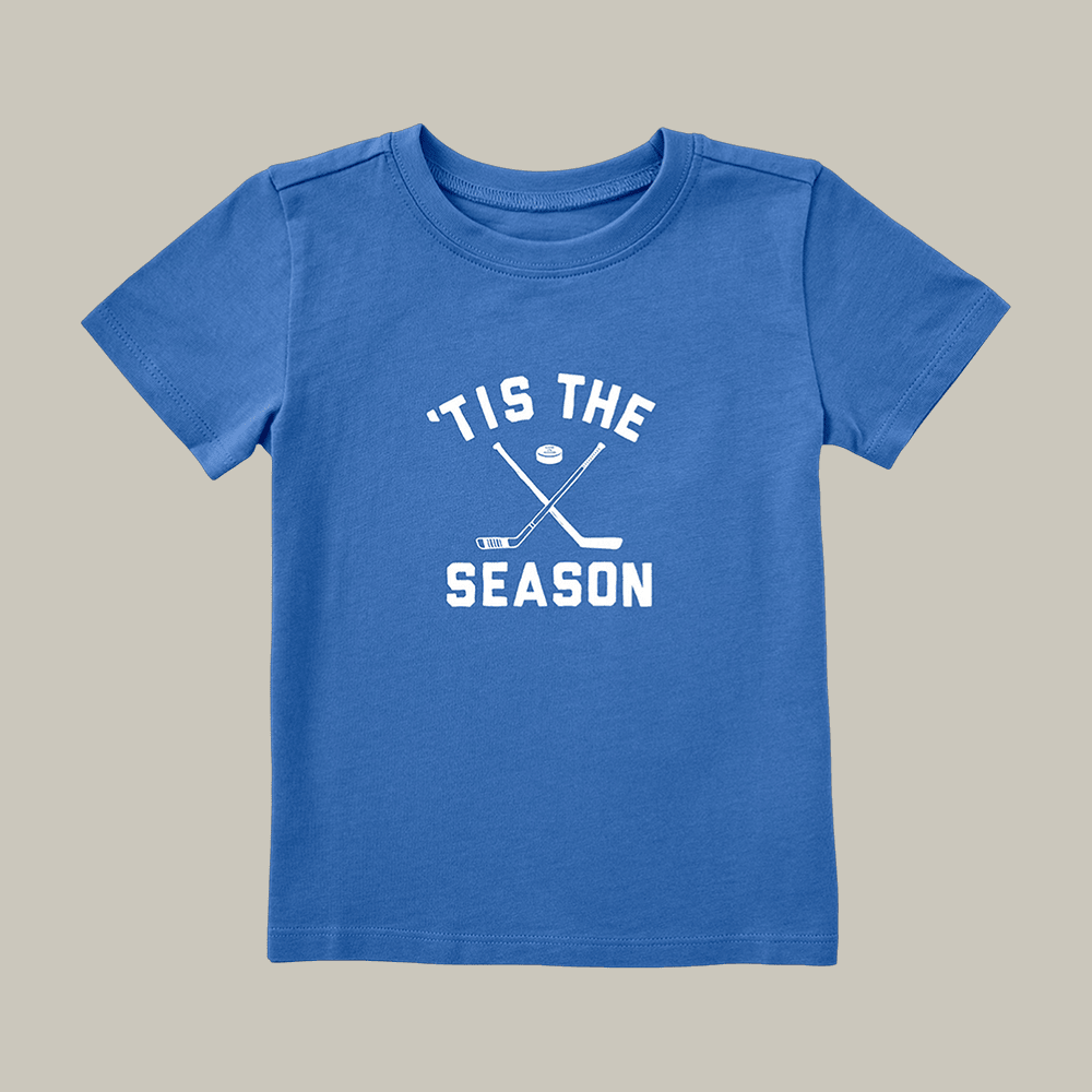 Tis the Season Hockey T-Shirt Life Is Good Clothes Hockey Themed Gift For Her