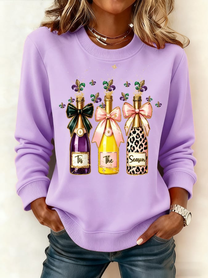 Tis The Season Mardi Gras Sweatshirt Mardi Gras Women's Clothing Gift Ideas For Mother