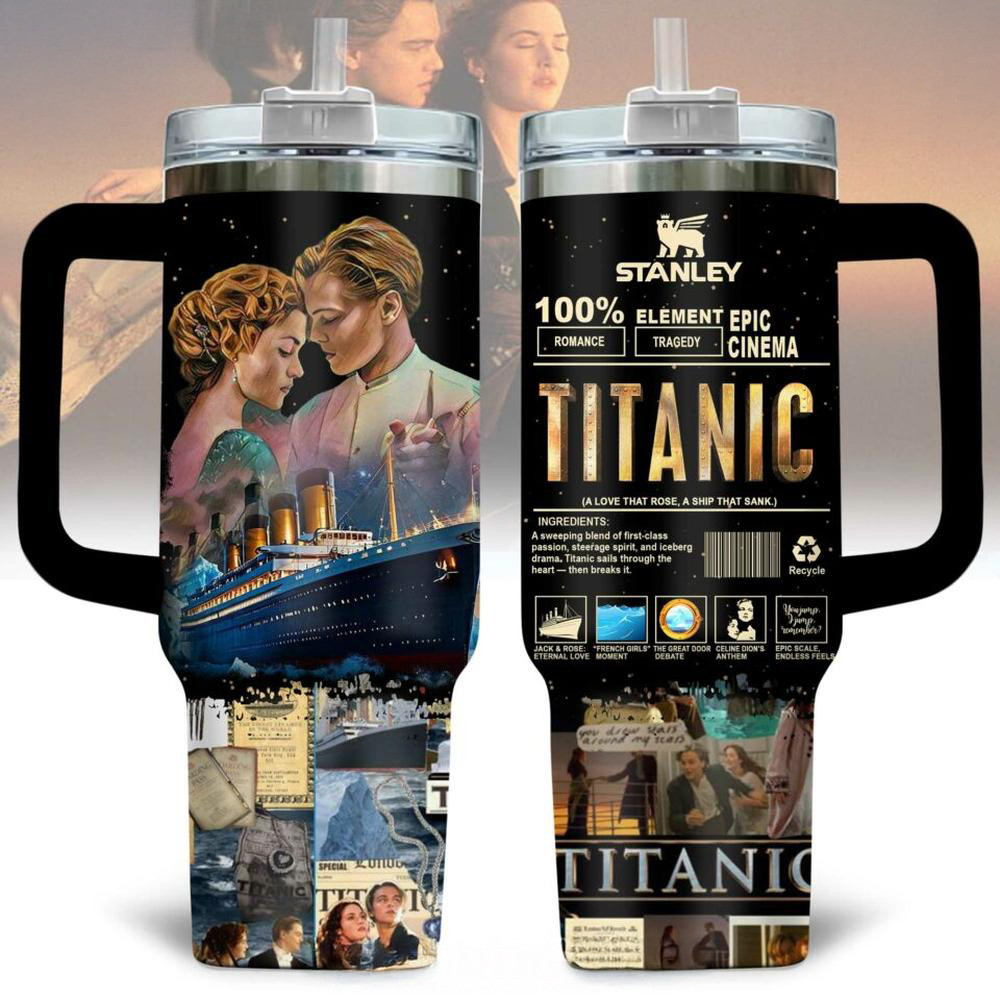 Titanic Cinema Limited Edition Stanley Tumbler Cup Gift For Titanic Fans