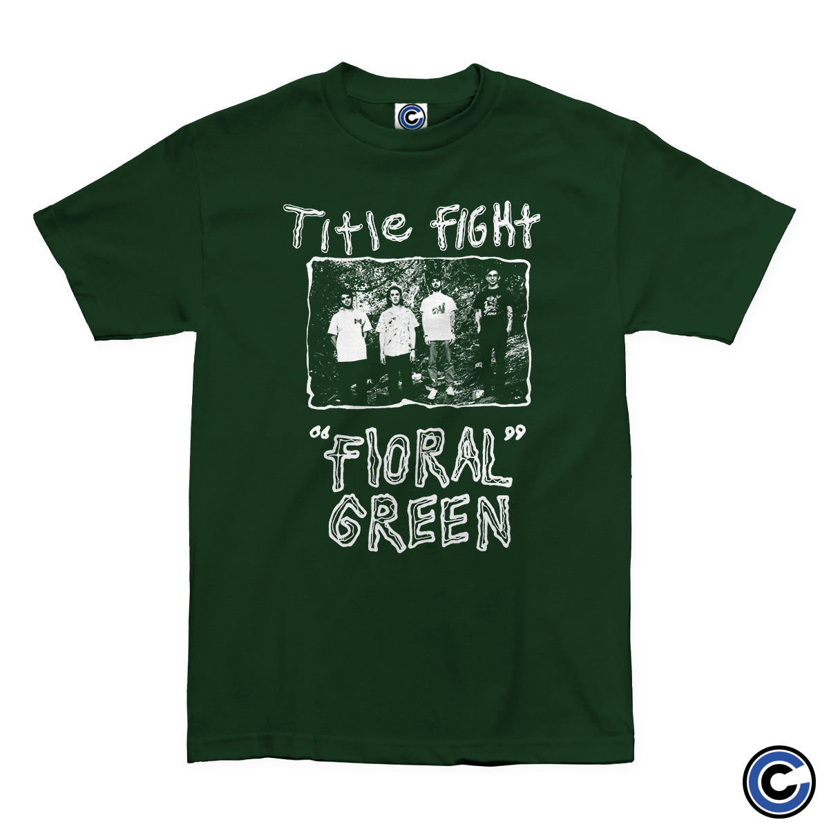 Title Fight Merch Floral Green Promo Shirt Title Fight Shirt Title Fight Merch Floral Green Promo Shirt Title Fight Shirt