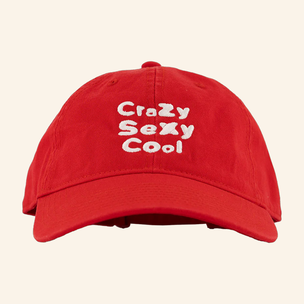 TLC Merch Crazy Sexy Cool Embroidered Red Hat Christmas Gift Ideas For Him TLC Merch Crazy Sexy Cool Embroidered Red Hat Christmas Gift Ideas For Him
