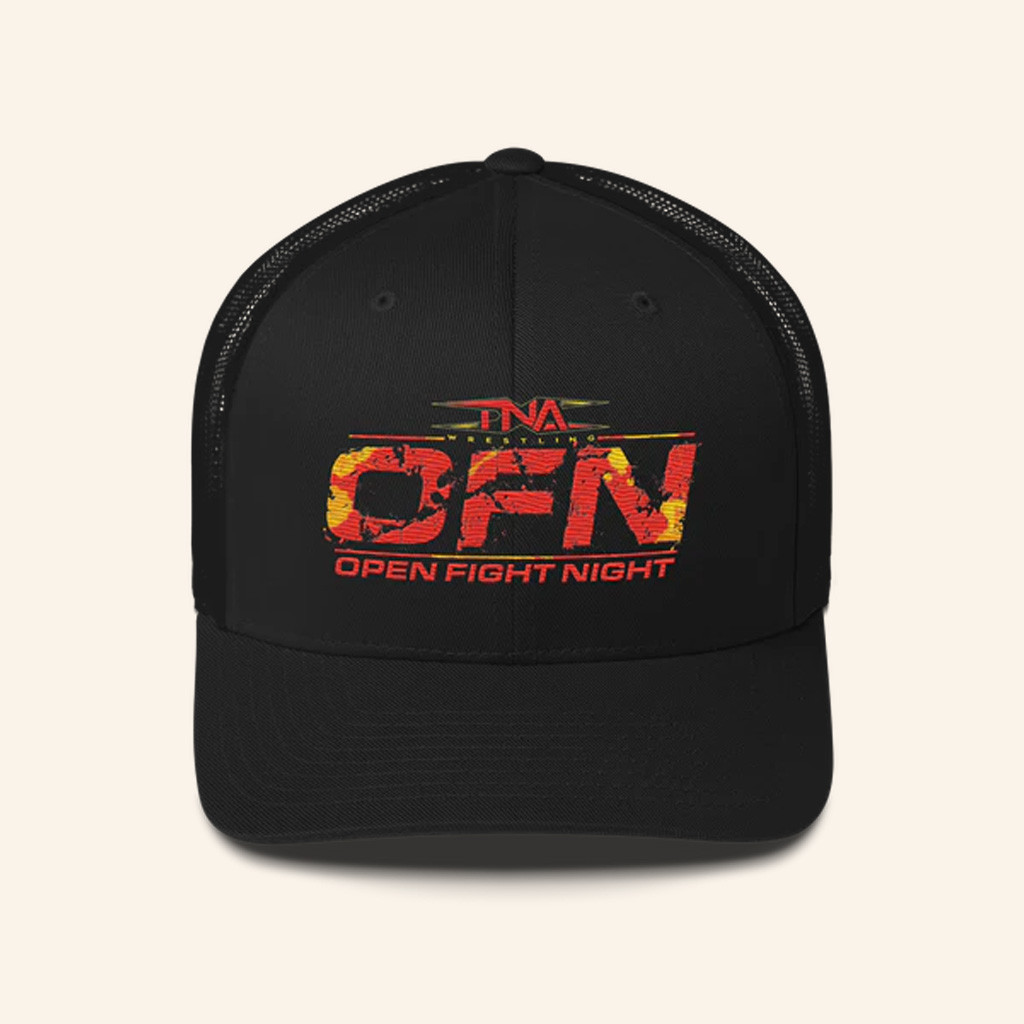 TNA Merch TNA Open Fight Night Trucker Hat Embroidered Christmas Presents For Him