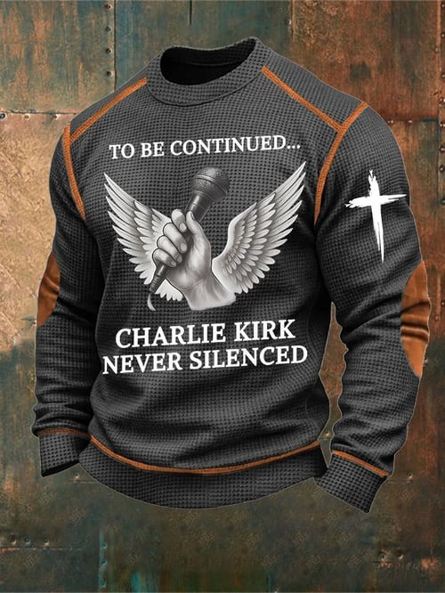 To Be Continued Charlie Kirk Merch Sweatshirt Never Silent Faith I Am Charlie Shirt