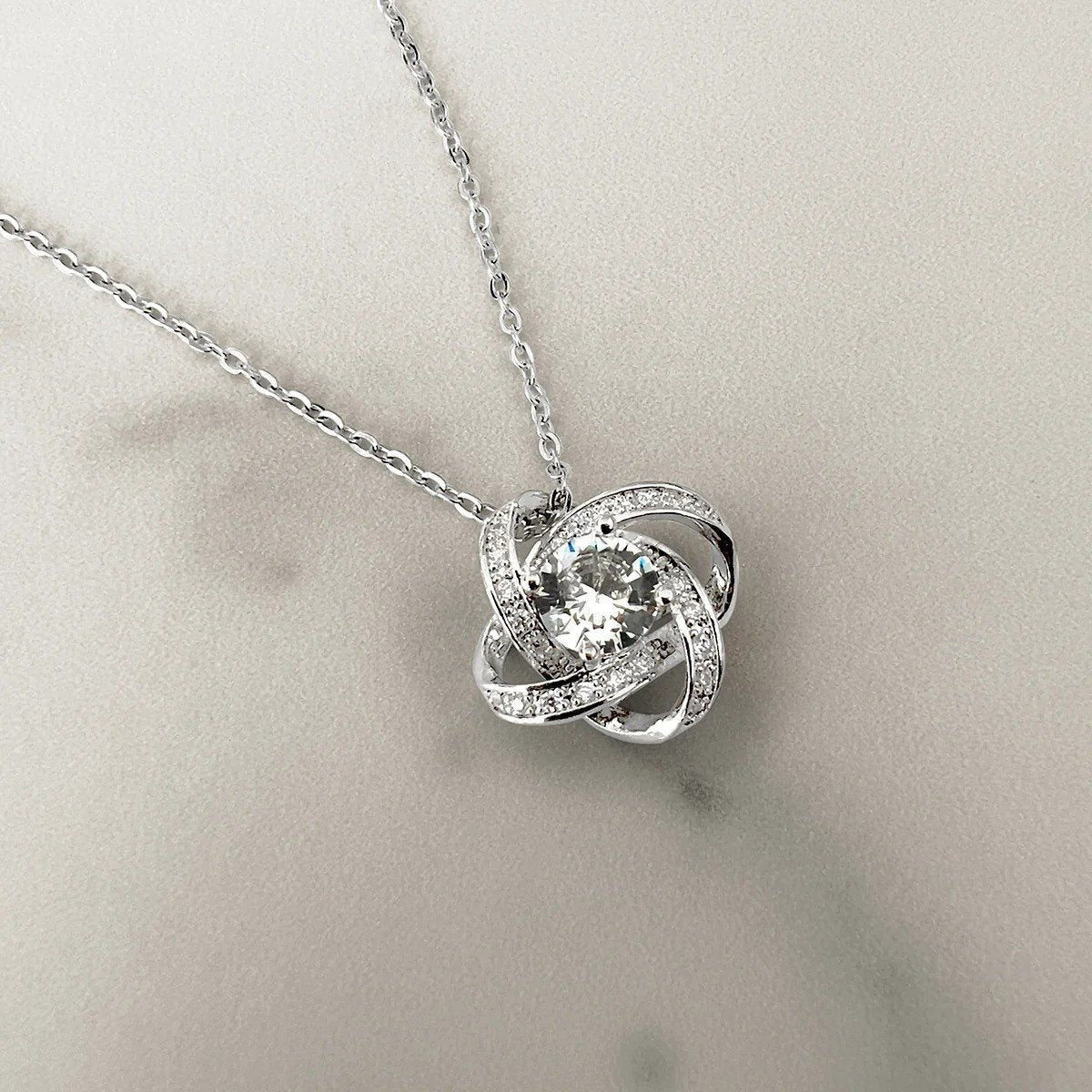 To My Soulmate Necklace Silver Love Knot Necklace Funny Gifts For Girlfriend Wife For Her To My Soulmate Necklace Silver Love Knot Necklace Funny Gifts For Girlfriend Wife For Her