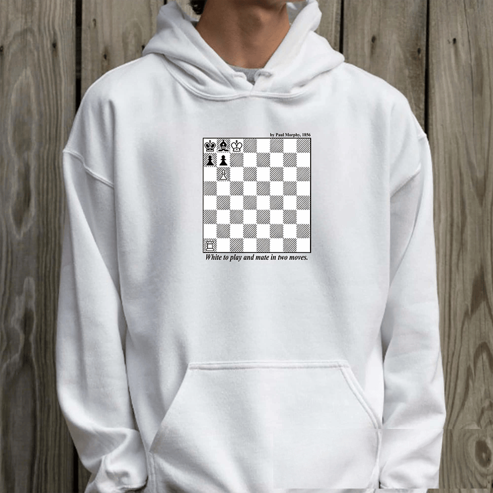 To Play And Mate In Two Moves Hoodie Chess Graphic Hoodie Gifts For Men