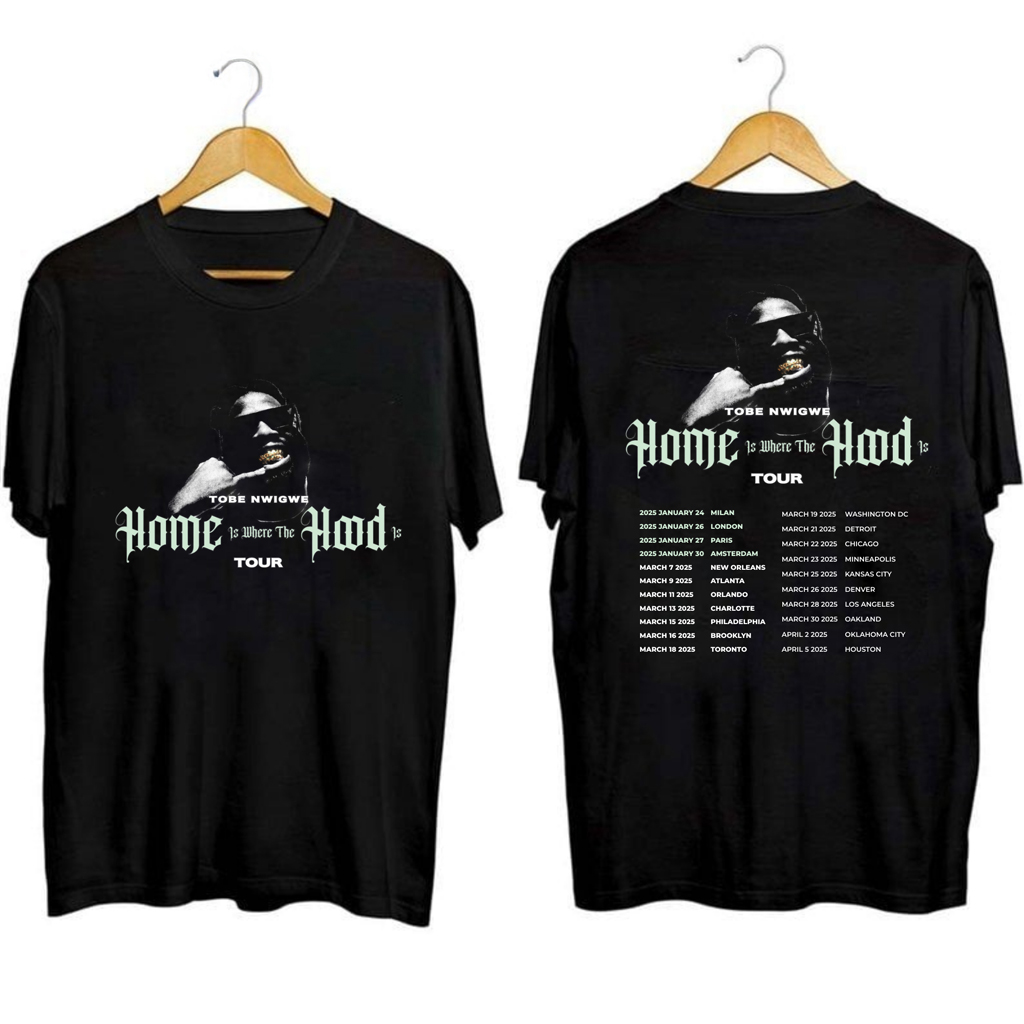 Tobe Nwigwe Tour 2025 Shirt Tobe Nwigwe Merch Gifts For Rapper Fans