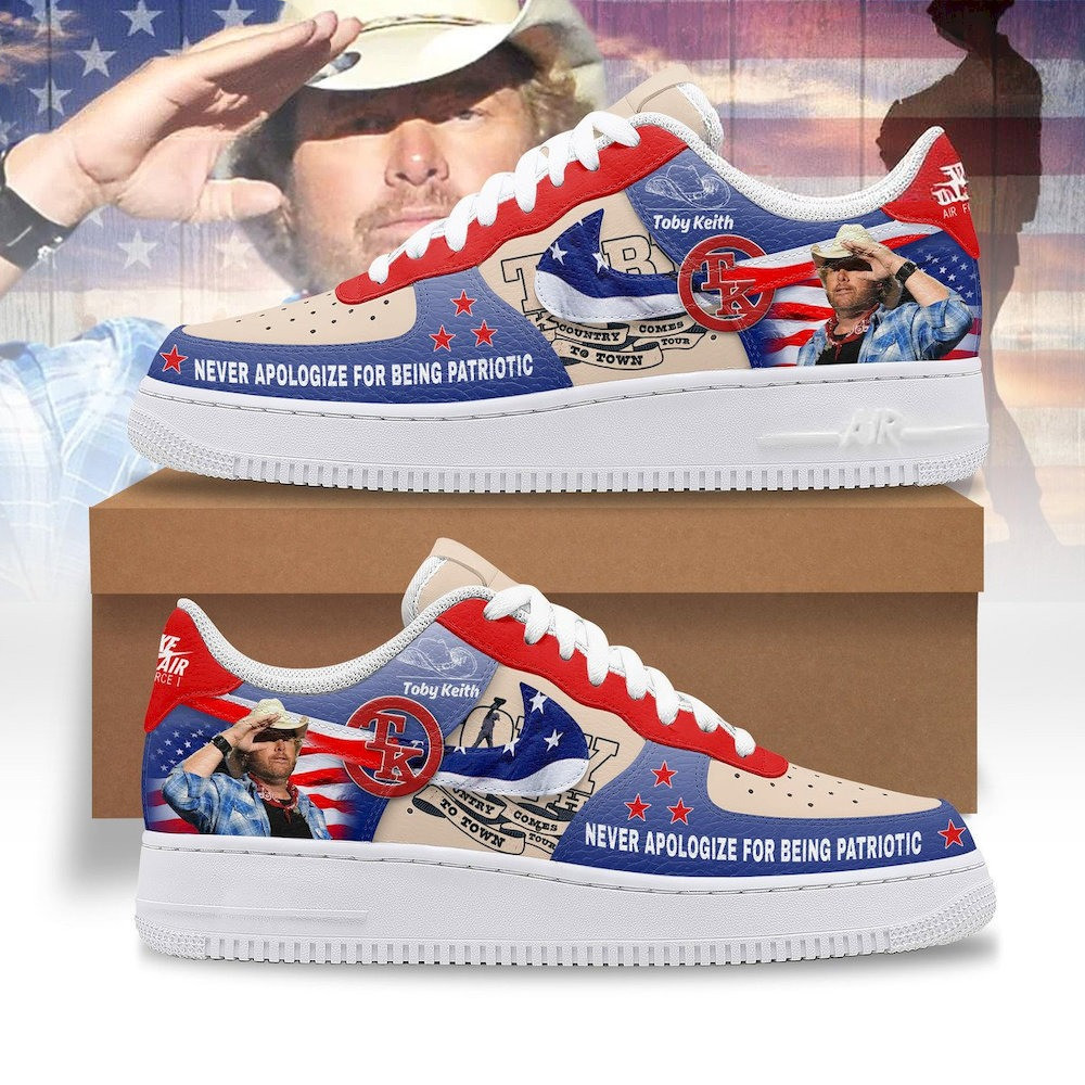 Toby Keith Happy Independence Day 2025 Nike Air Force 1 Music Lover Gift Ideas For Him