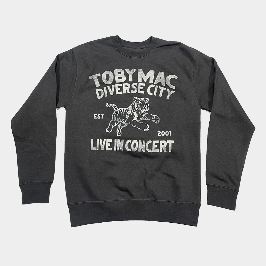 TobyMac Merch Diverse City Tiger Sweatshirt TobyMac Concert Merch Gifts For Rap Fans