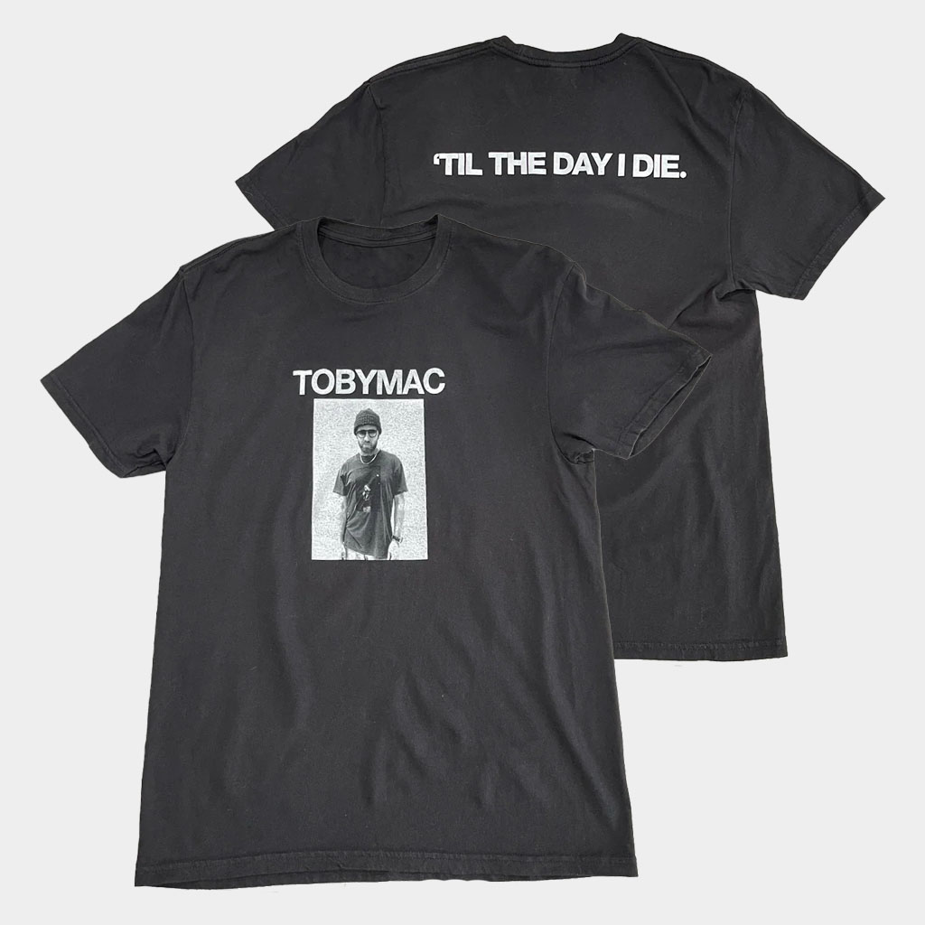 TobyMac Merch Til The Day I Die Portrait T-Shirt Gifts For Rap Lovers TobyMac Merch Til The Day I Die Portrait T-Shirt Gifts For Rap Lovers
