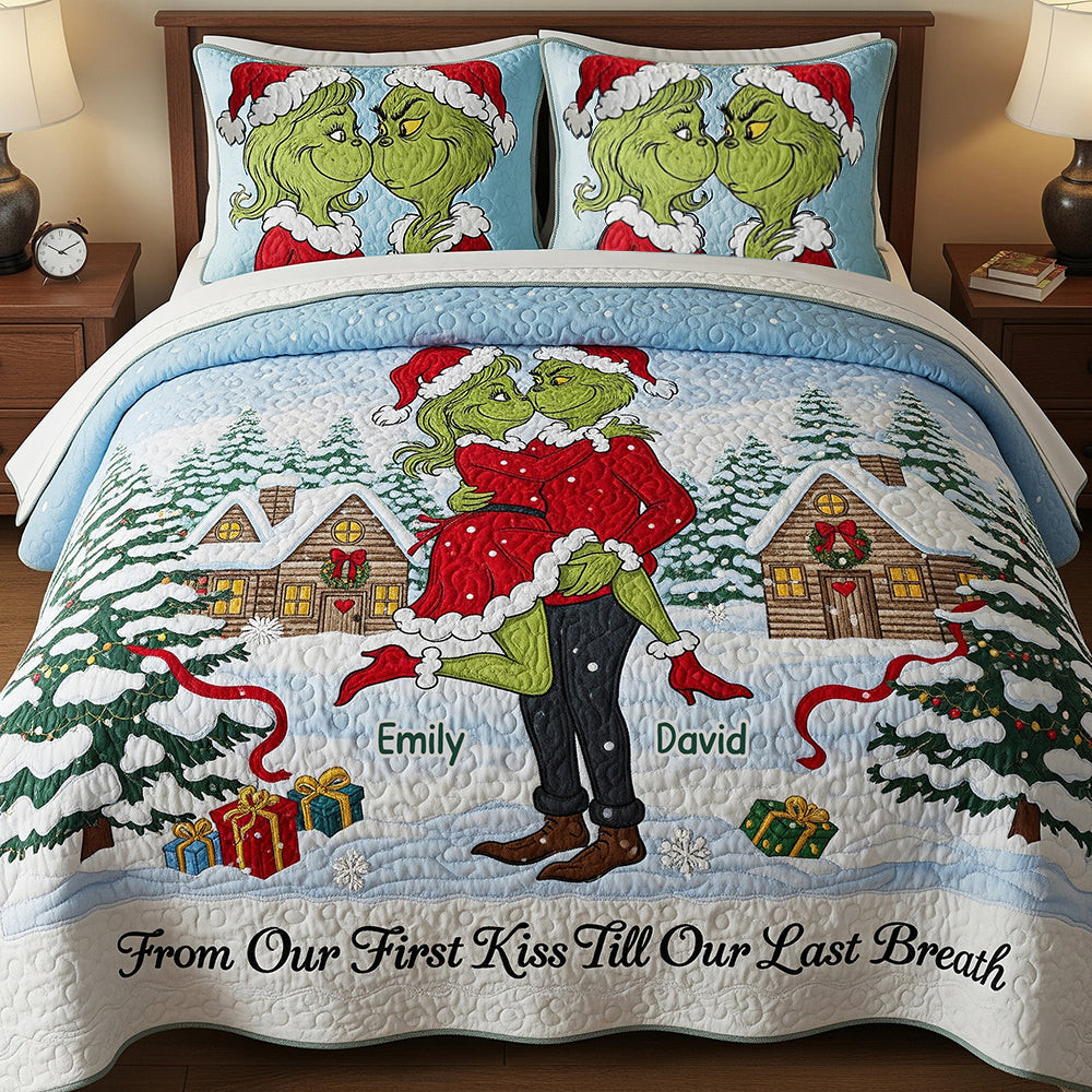 Together Forever Quilt Bed Set ' Personalized Gifts For Couple - Gag Christmas Gifts For Boss