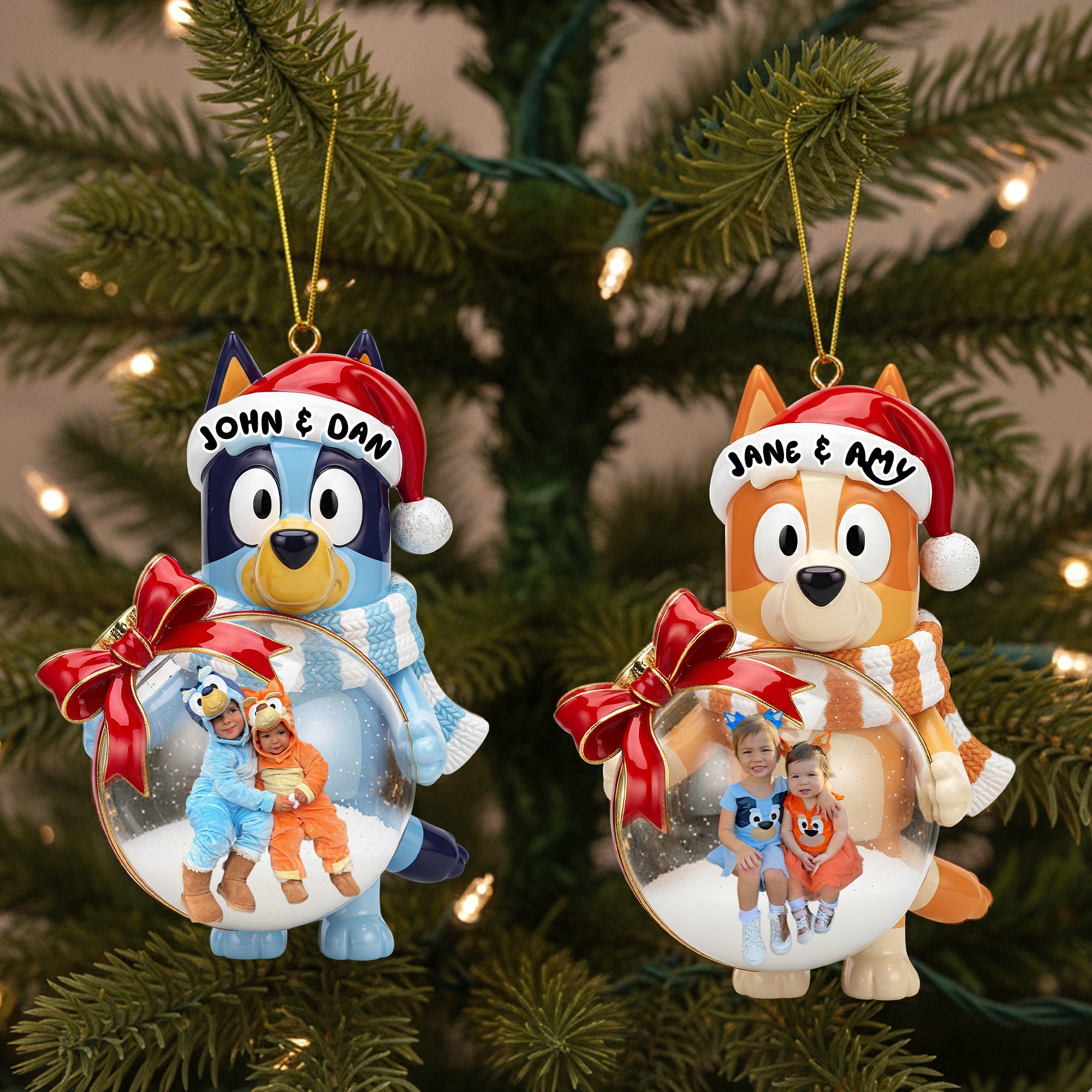 Together Time Acrylic Ornament - Personalize Custom Photo Gifts For Kids - Festive Holiday Keepsake Gift