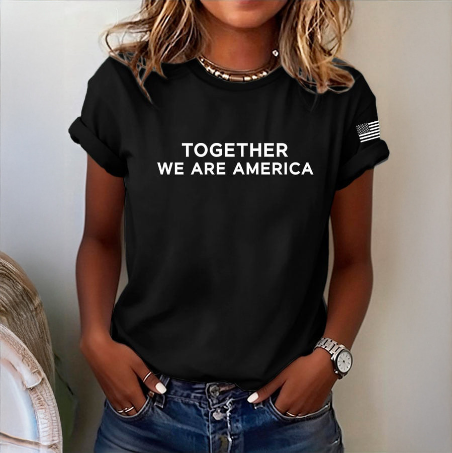 Together We Are America Bad Bunny T-Shirt Antii ICE Clothes Bad Bunny Lover Gift For Her