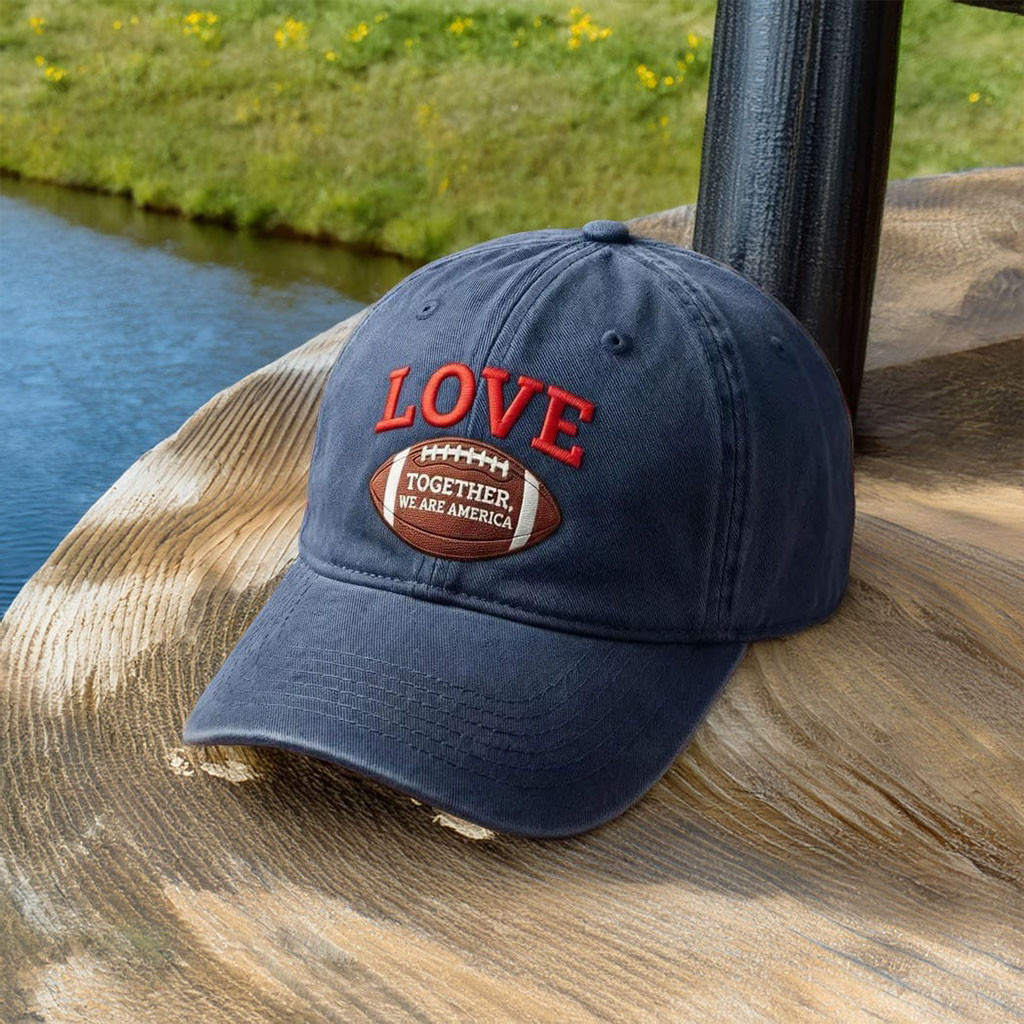 Together We Are America Hat Embroidered Bad Bunny Super Bowl Merch 2026 Football Fan Gifts-1