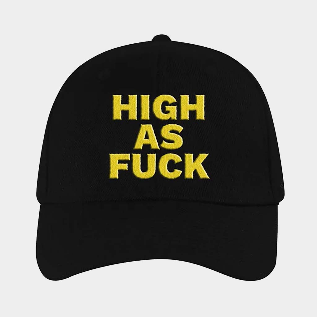 Tokio Hotel Merch High As Fck Hat Embroidered Tokio Hotel Hat Birthday Gift Ideas For Husband