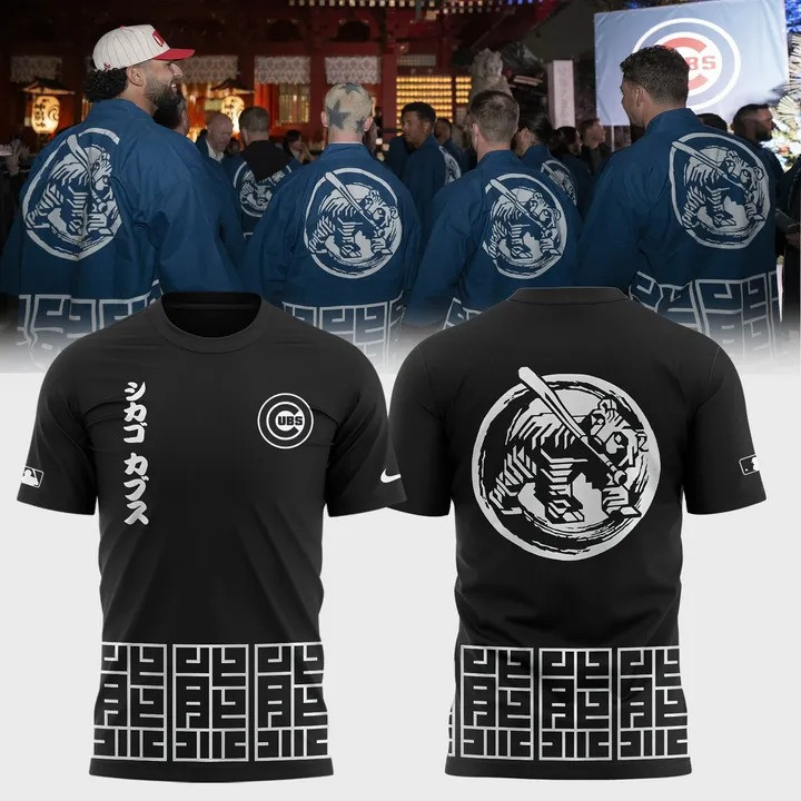 Tokyo Japan Chicago Cubs Hoodie MLB World Tour Tokyo Series 2025 Baseball Fan Merch
