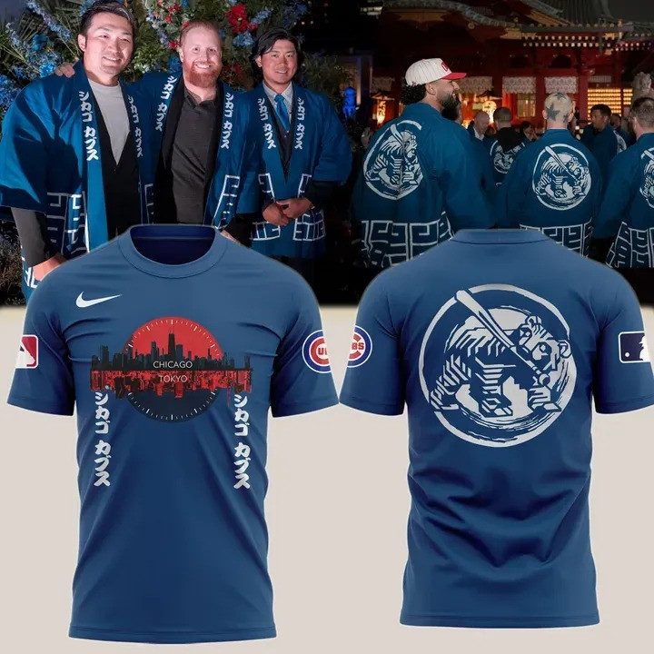 Tokyo Japan Chicago Cubs T-Shirt MLB World Tour Tokyo Series Baseball Fan Merch Best Gifts