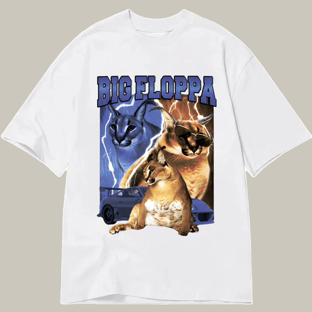 Tokyocanvas Big Floppa Vintage Rap Classic T Shirt Funny Graphic Tee Gifts For Little Brother