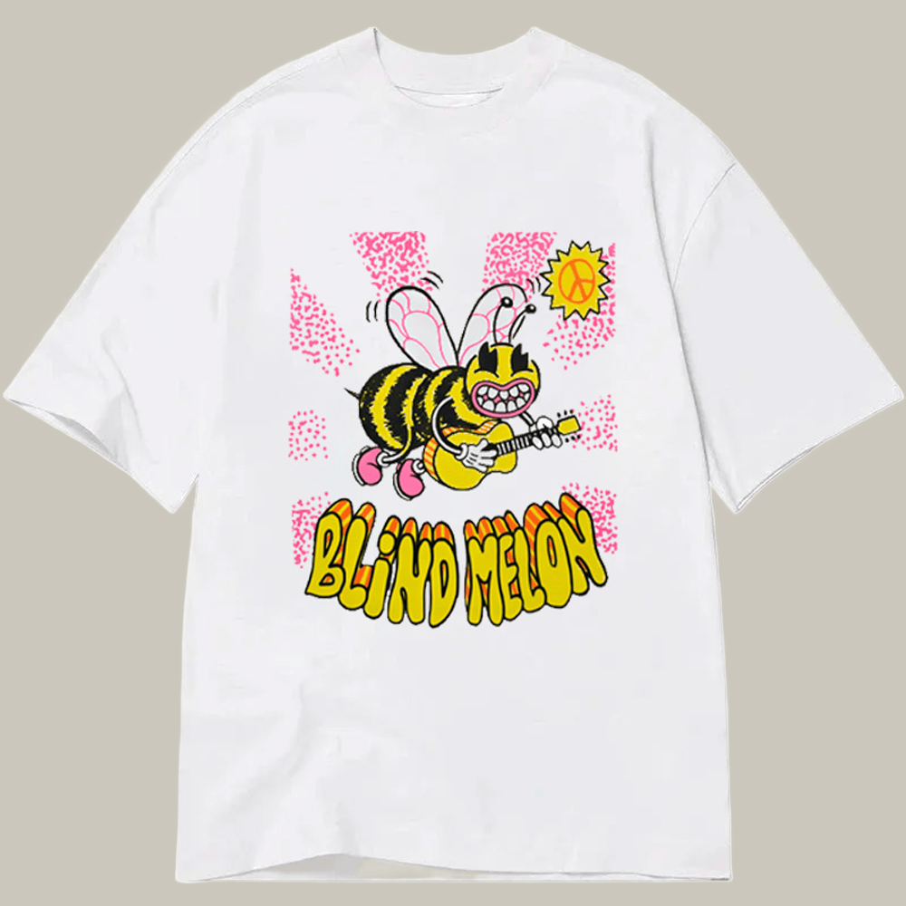 Tokyocanvas Blind Melon Happy Bee Classic T Shirt Humorous Tee Best Christmas Gifts For Women