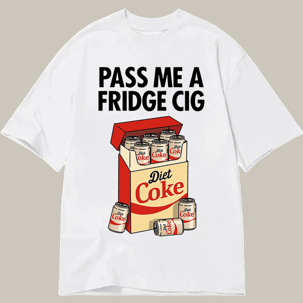 Tokyocanvas Diet Coke Cigarette Pack Classic T Shirt Humor Print Tee Gifts For My Daughter