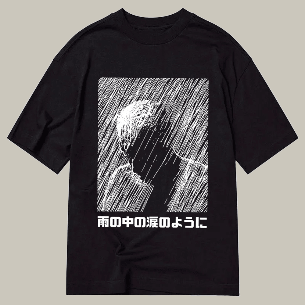 Tokyocanvas People In The Rain Classic T Shirt Humor Print Tee Great Christmas Gifts For Teens