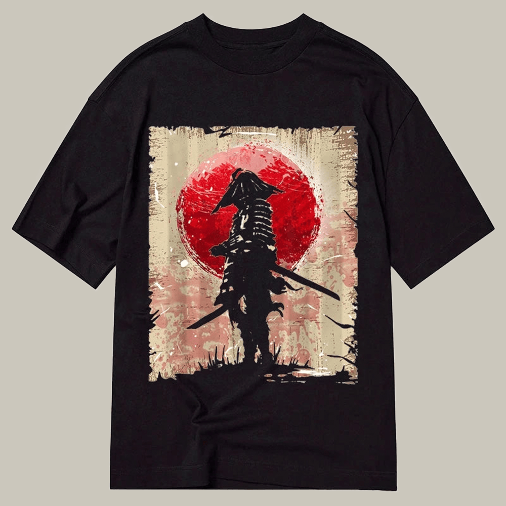 Tokyocanvas Samurai Classic T Shirt Witty Graphic Tee Christmas Gifts For Sister From Brother