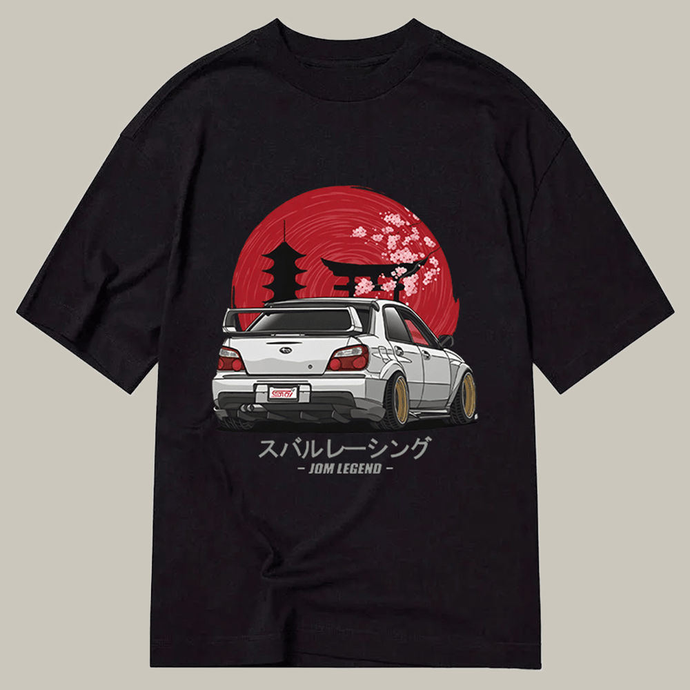 Tokyocanvas Subaru Racing Car Japanese Classic T Shirt Comedy Tee Unique Gift For Daughter