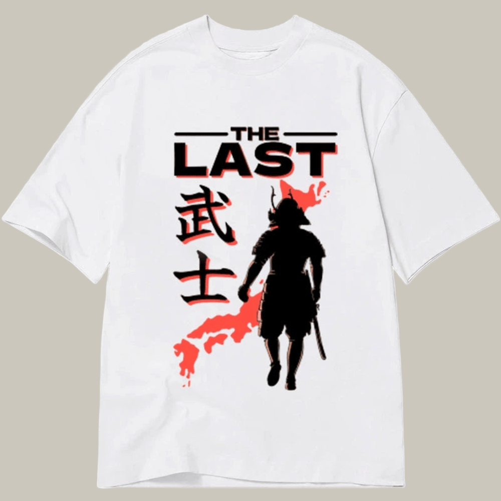 Tokyocanvas The Last Samurai Japanese Classic T Shirt Humor Print Tee Christmas Gift For Him