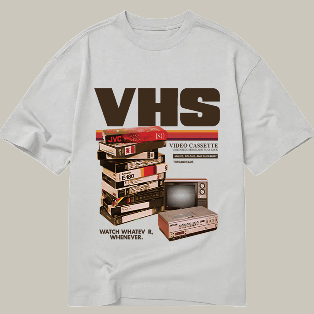 Tokyocanvas Vintage Vhs Tapes Japanese Classic T Shirt Funny Graphic Tee Christmas For Mom