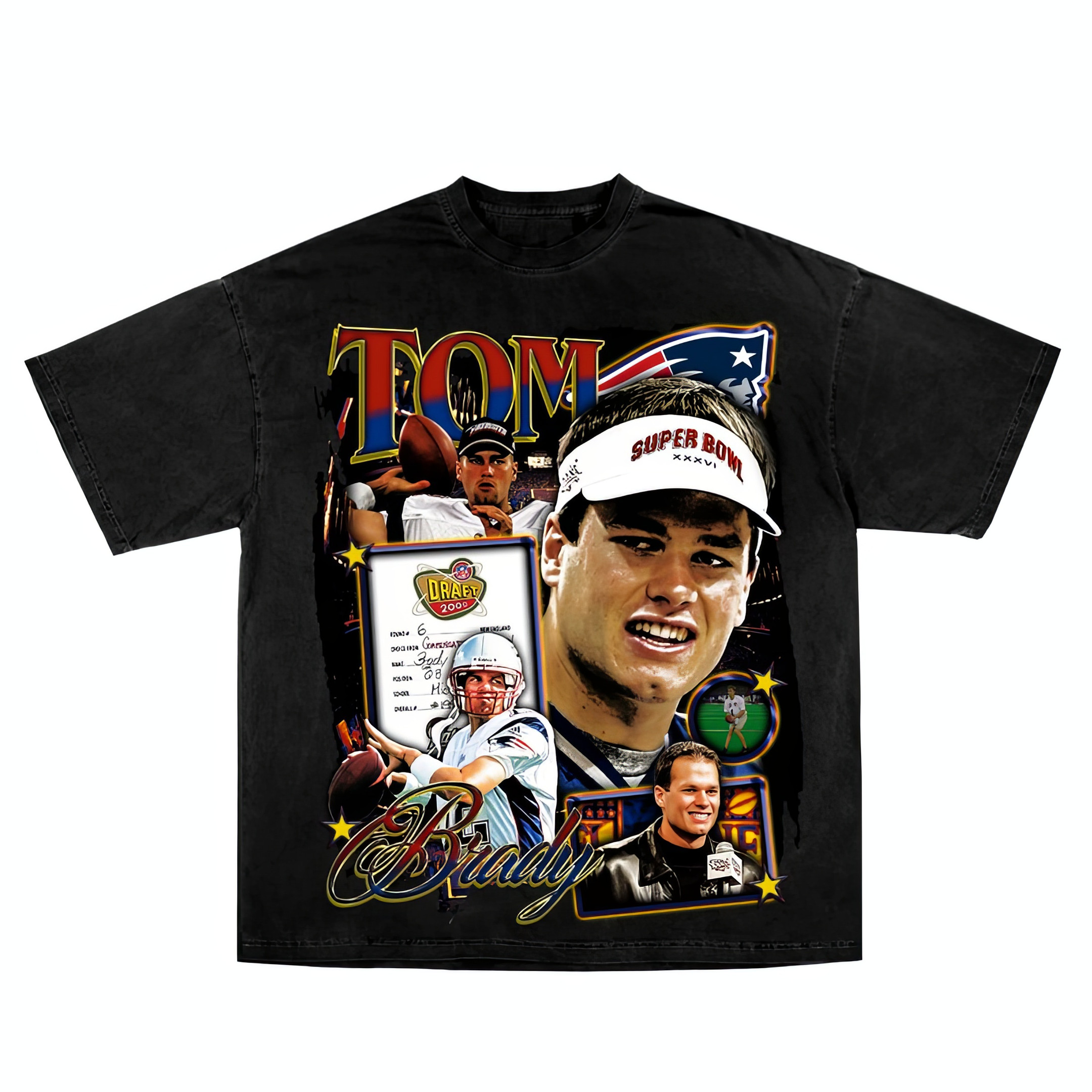 Tom Brady 6th Round T-Shirt Presents For Football Lovers