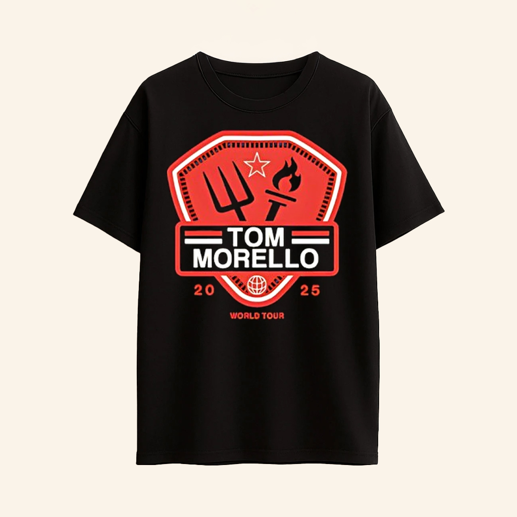 Tom Morello Merch 2025 Crest Tour T-Shirt Presents For Music Lovers