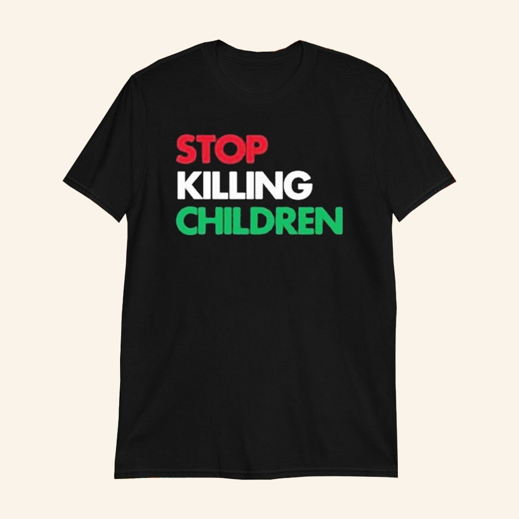 Tom Morello Merch Stop Killing Children T-Shirt  Save Children Apparel Gifts For Activist