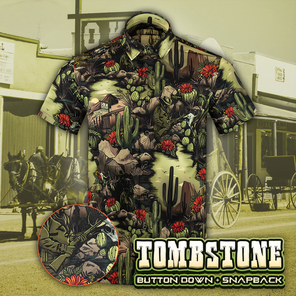 Tombstone Button Down Shirt Unique Gifts For Son In Law