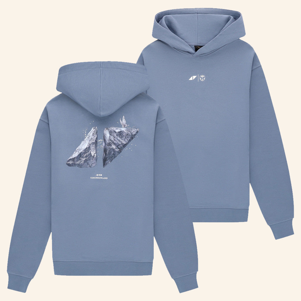 Tomorrowland Merch Avicii Blue Hoodie Gifts For Husband Tomorrowland Merch Avicii Blue Hoodie Gifts For Husband
