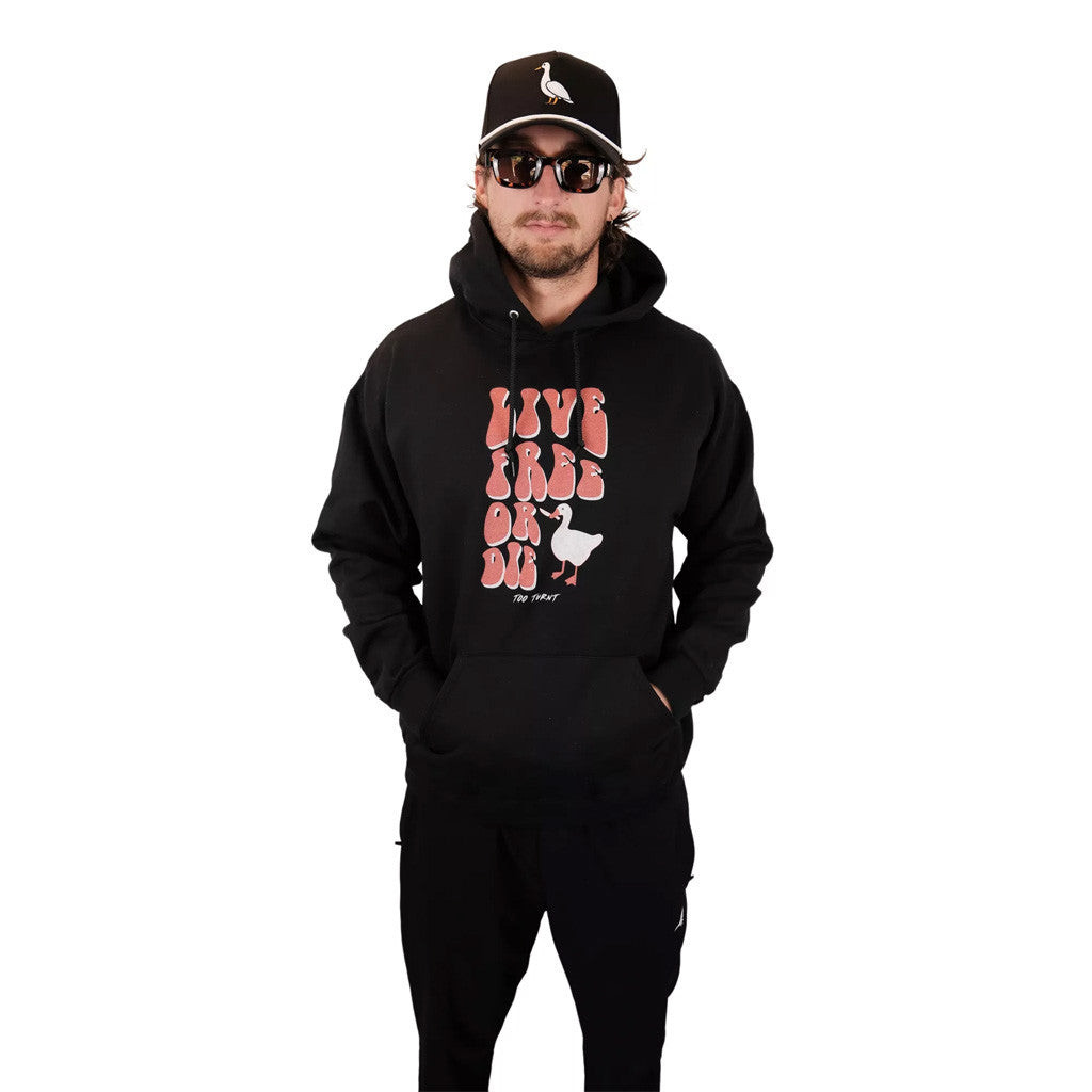 Too Turnt Tony Merch Live Free Or Die Duck Hoodie Gifts For Him Too Turnt Tony Merch Live Free Or Die Duck Hoodie Gifts For Him