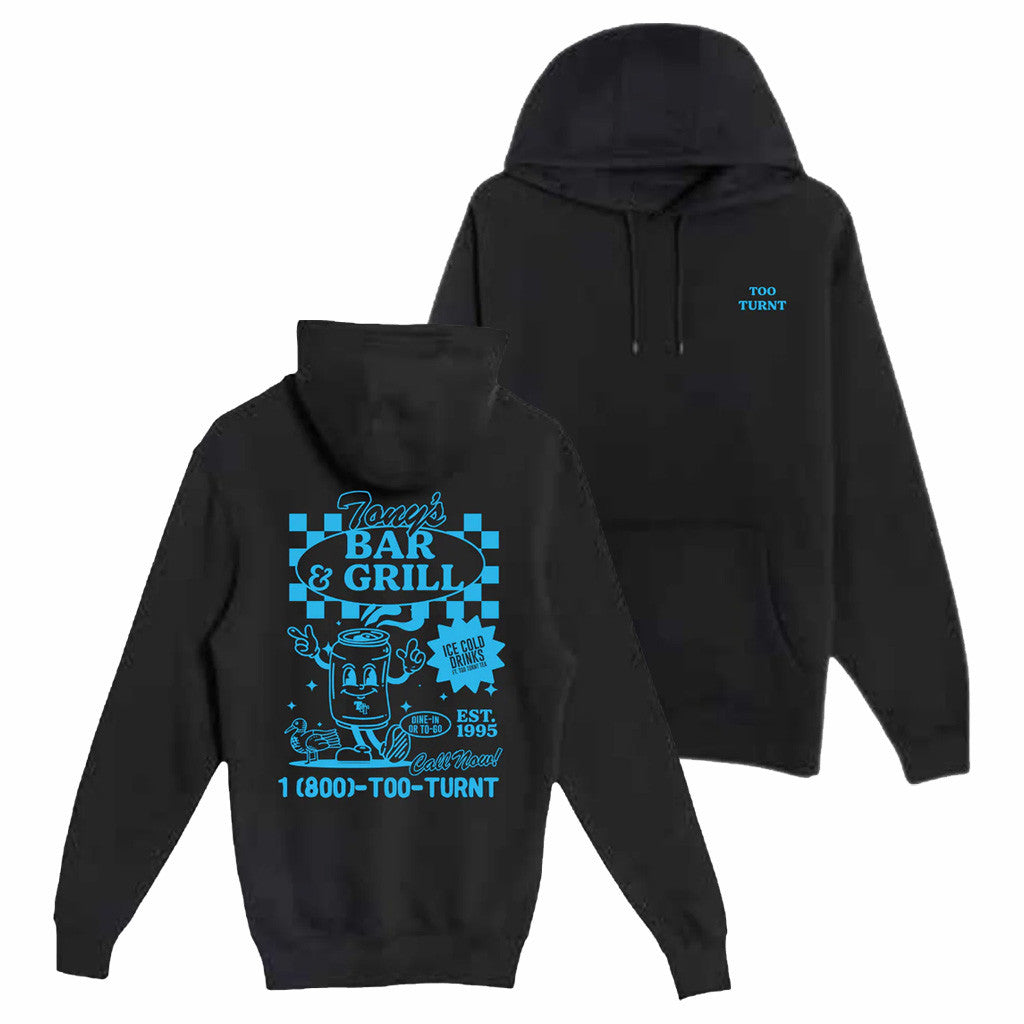 Too Turnt Tony Merch Tony's Bar And Grill Hoodie Present For Friends Too Turnt Tony Merch Tony's Bar And Grill Hoodie Present For Friends