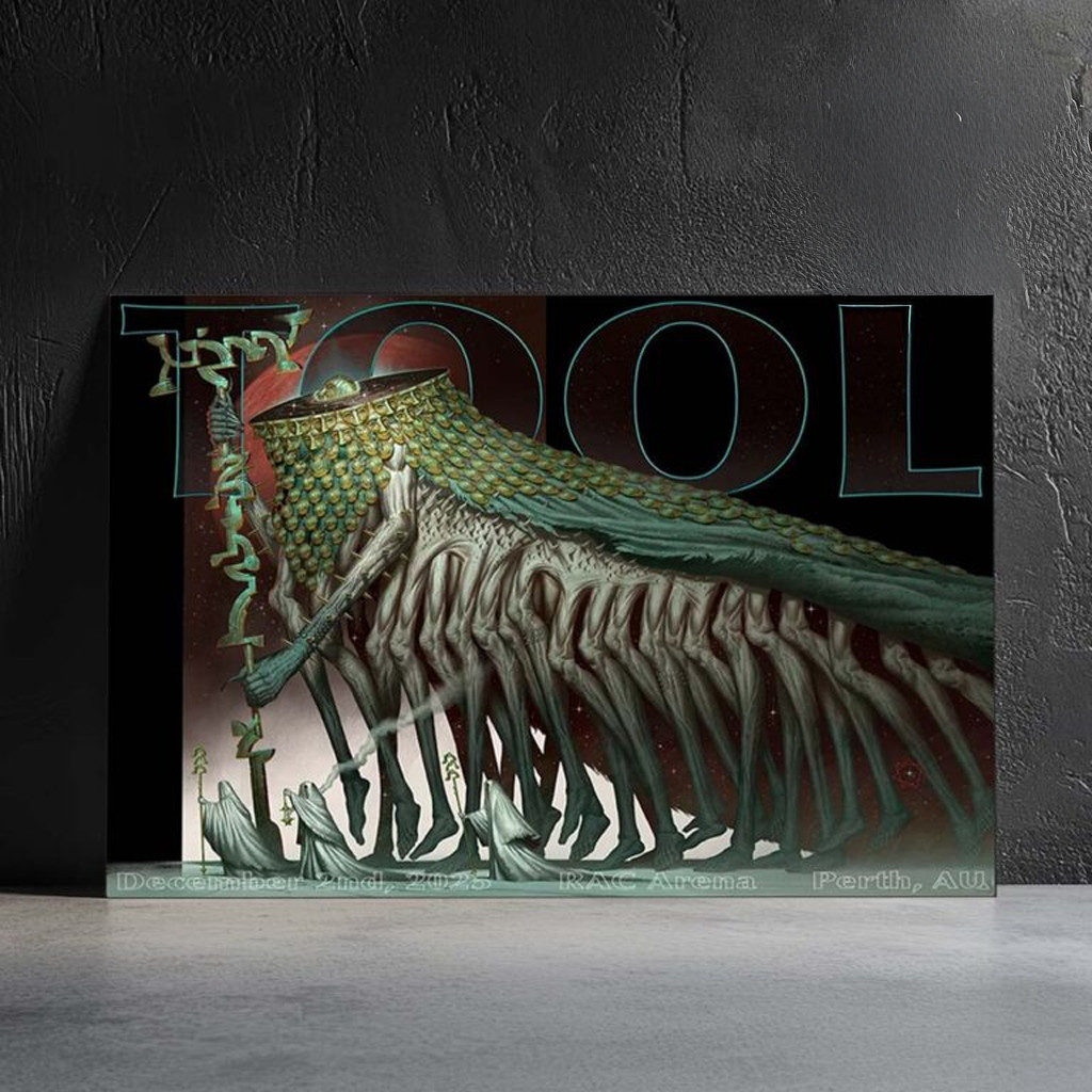 Tool Band Event Poster At RAC Arena In Perth AU On December 2 2025 Poster Wall Art Decor Tool Band Event Poster At RAC Arena In Perth AU On December 2 2025 Poster Wall Art Decor