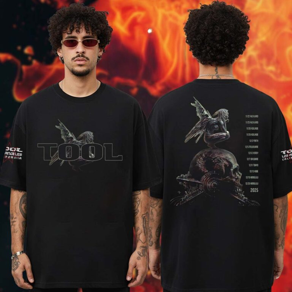 Tool Band Japan Tour Merch Winged Creature T-Shirt Gift Ideas For Rock Music Lovers