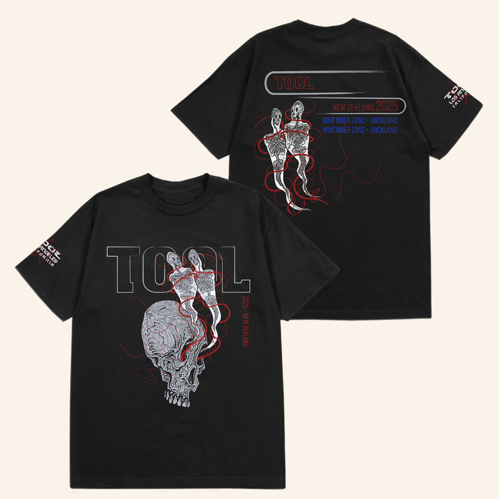 Tool Band Merch Tool 2025 New Zealand Tour Event T-Shirt Gifts For Fans