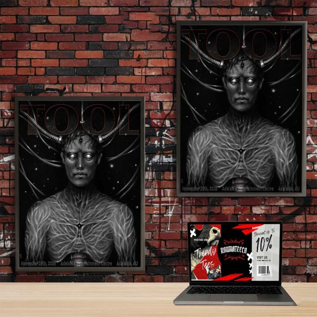 Tool Band Poster Show At Adelaide Entertainment Centre In Adelaide AU On November 29 2025 Poster Tool Band Poster Show At Adelaide Entertainment Centre In Adelaide AU On November 29 2025 Poster