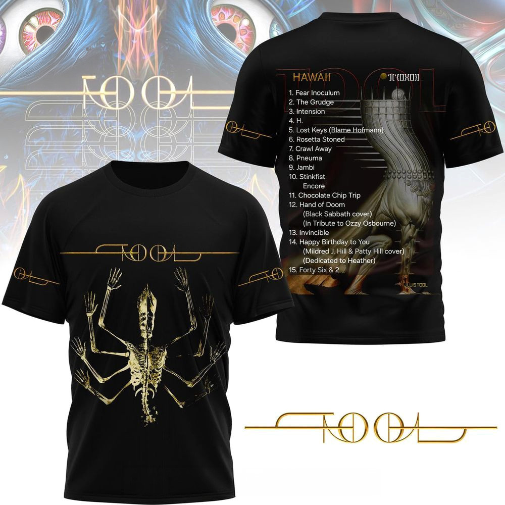 Tool HAWAII Shirt Tool Merch Birthday Gift For Rock Band Fans