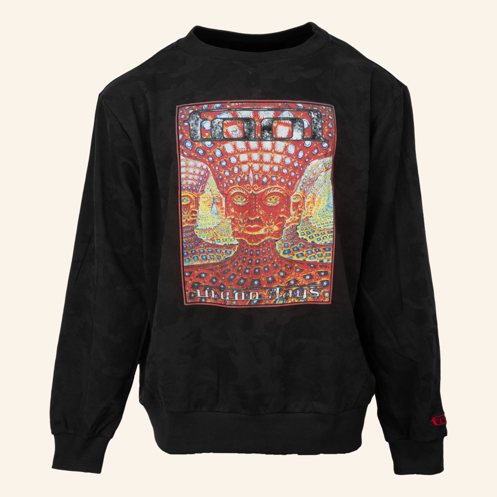 Tool Merch 10 000 Days Camo Crewneck Sweatshirt Gifts For Rock Lovers