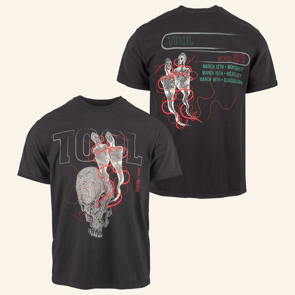 Tool Merch 2025 Mexico Tour Event T-Shirt Present For Husband