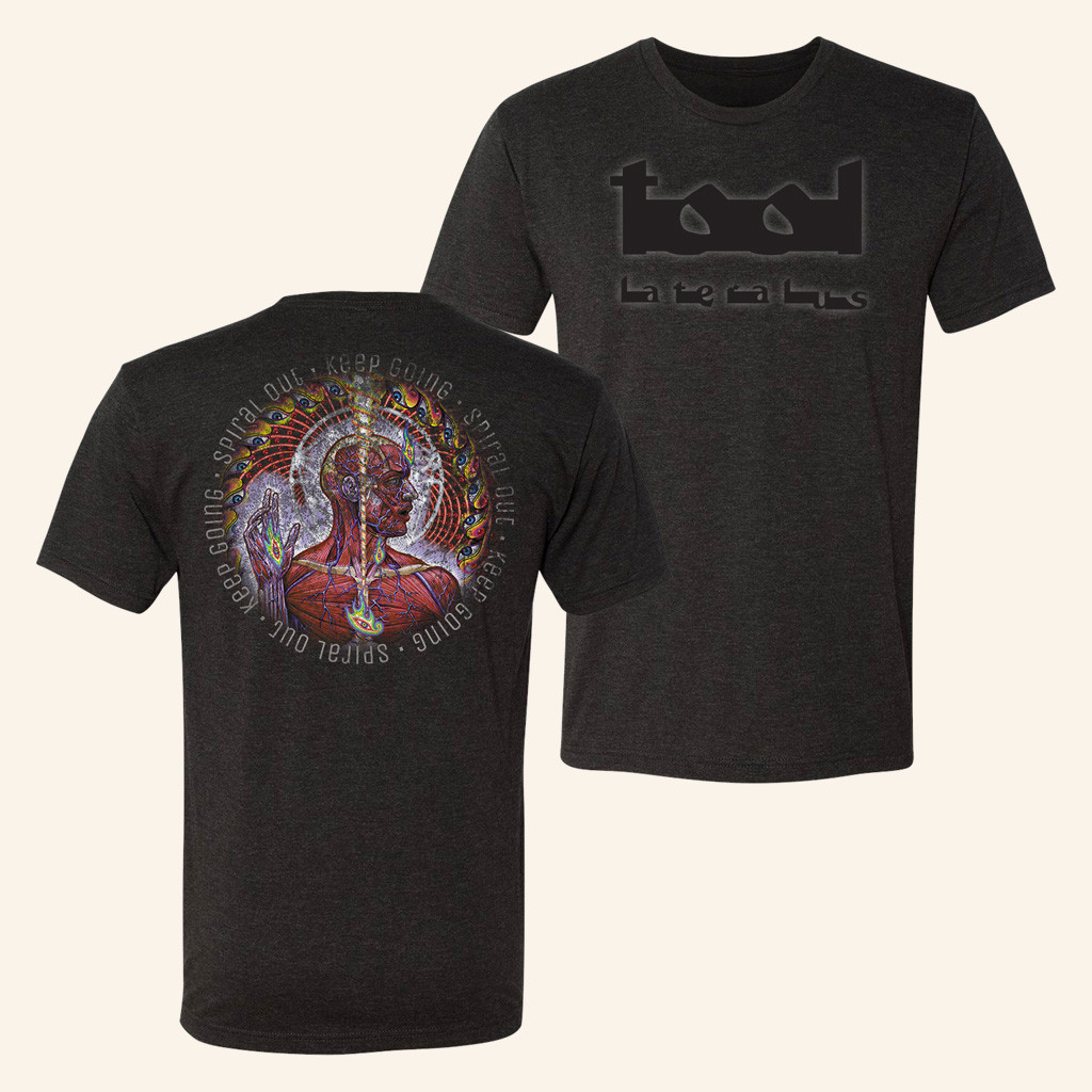 Tool Merch Lateralus Spiral Out Vintage T-Shirt Christmas Ideas For Husband