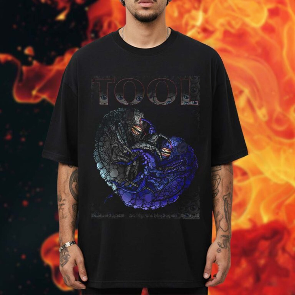 Tool Merch Tool Band Good Things Festival Sydney Australia Poster T-Shirt Gifts For Rock Lovers