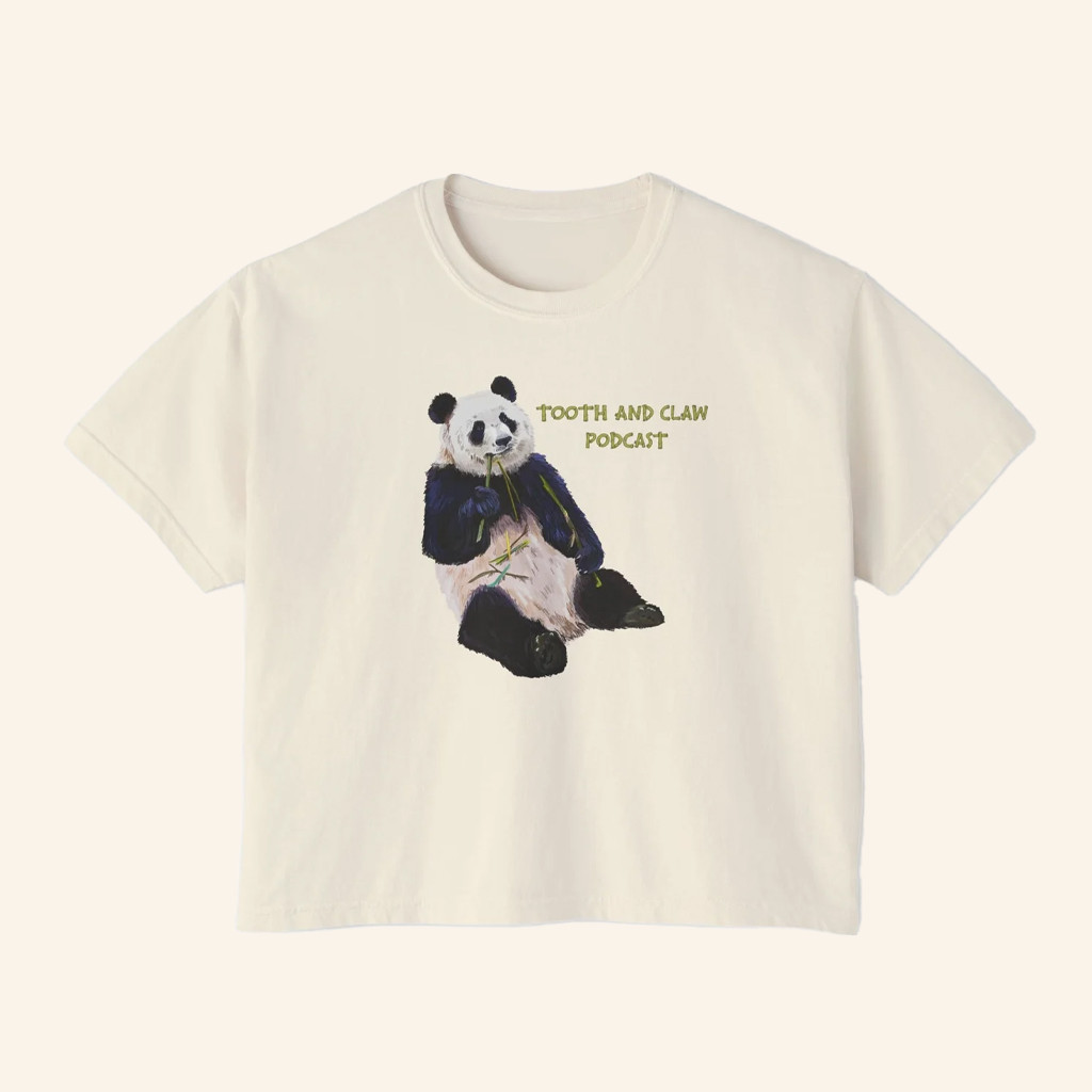 Tooth And Claw Podcast Merch T And C Panda Cropped T-Shirt Gifts For Sister Tooth And Claw Podcast Merch T And C Panda Cropped T-Shirt Gifts For Sister
