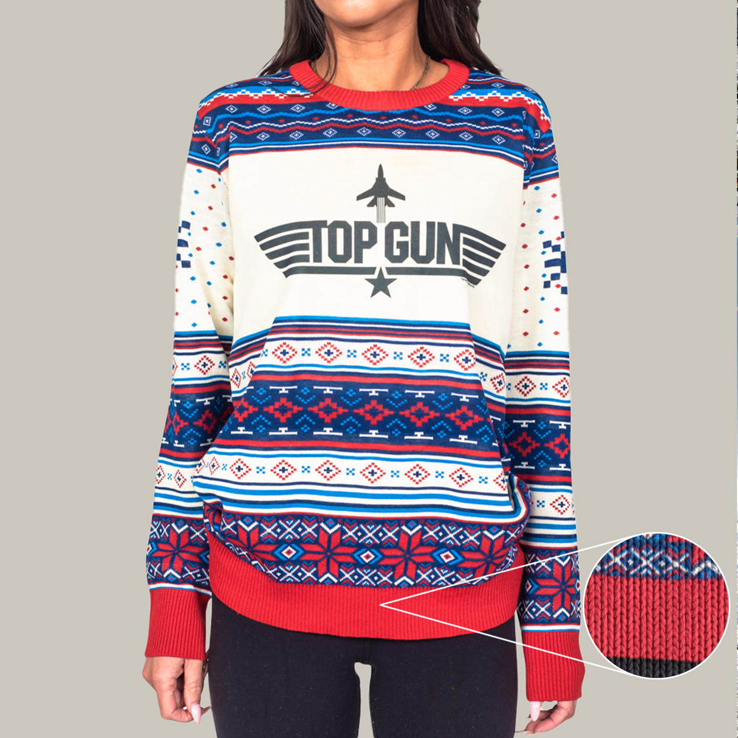 Top Gun Jet Best Christmas Sweaters Funny Christmas Presents For Your Sister In Law